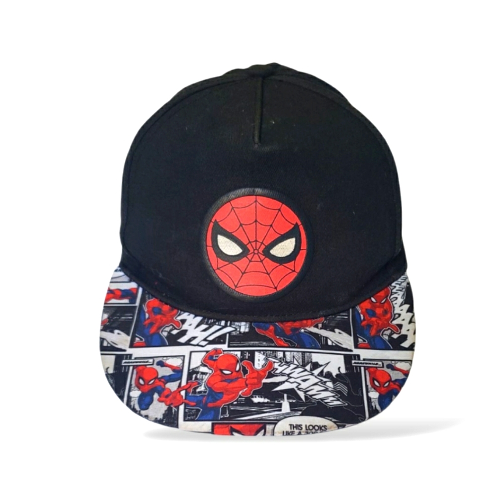 Spider-Man Black and Red Cap